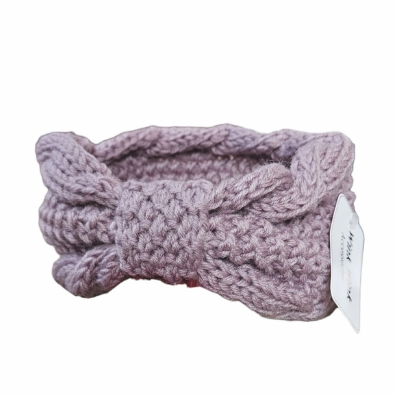 3 Piece Set Headband Women's Hair Wrap Ear Warmer Winter Ivory Tan Black New - Picture 4 of 9